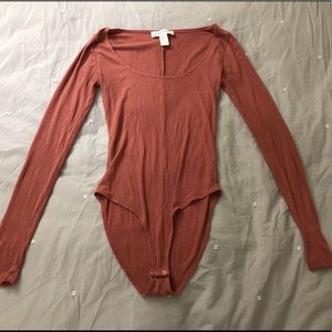 Burnt Orange Body Suit